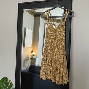 UO Kimchi Blue Scarlett Strappy Fit + Flare Dress